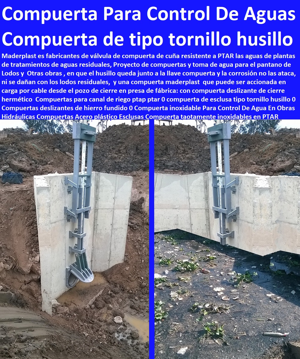 Charnela Compuerta válvulas tipo tornillo husillo de acero plástico operación manual 0 diques para controlar nivel de inundación 0 válvulas var 0 dique barrera Válvulas metálicas inundación Maderplast 0 puerta tapa barrera canalización Charnela Compuerta válvulas tipo tornillo husillo de acero plástico operación manual 0 diques para controlar nivel de inundación 0 válvulas var 0 dique barrera Válvulas metálicas inundación Maderplast 0 puerta tapa barrera canalización